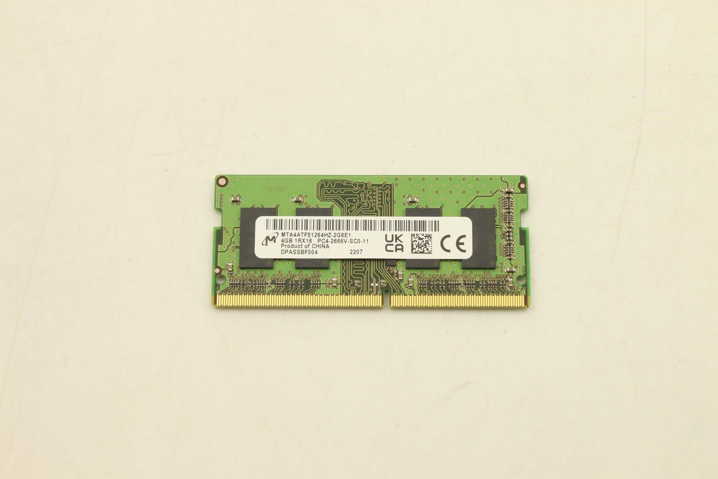 LENOVO 4GB DDR4 2666 SoDIMM,Micron