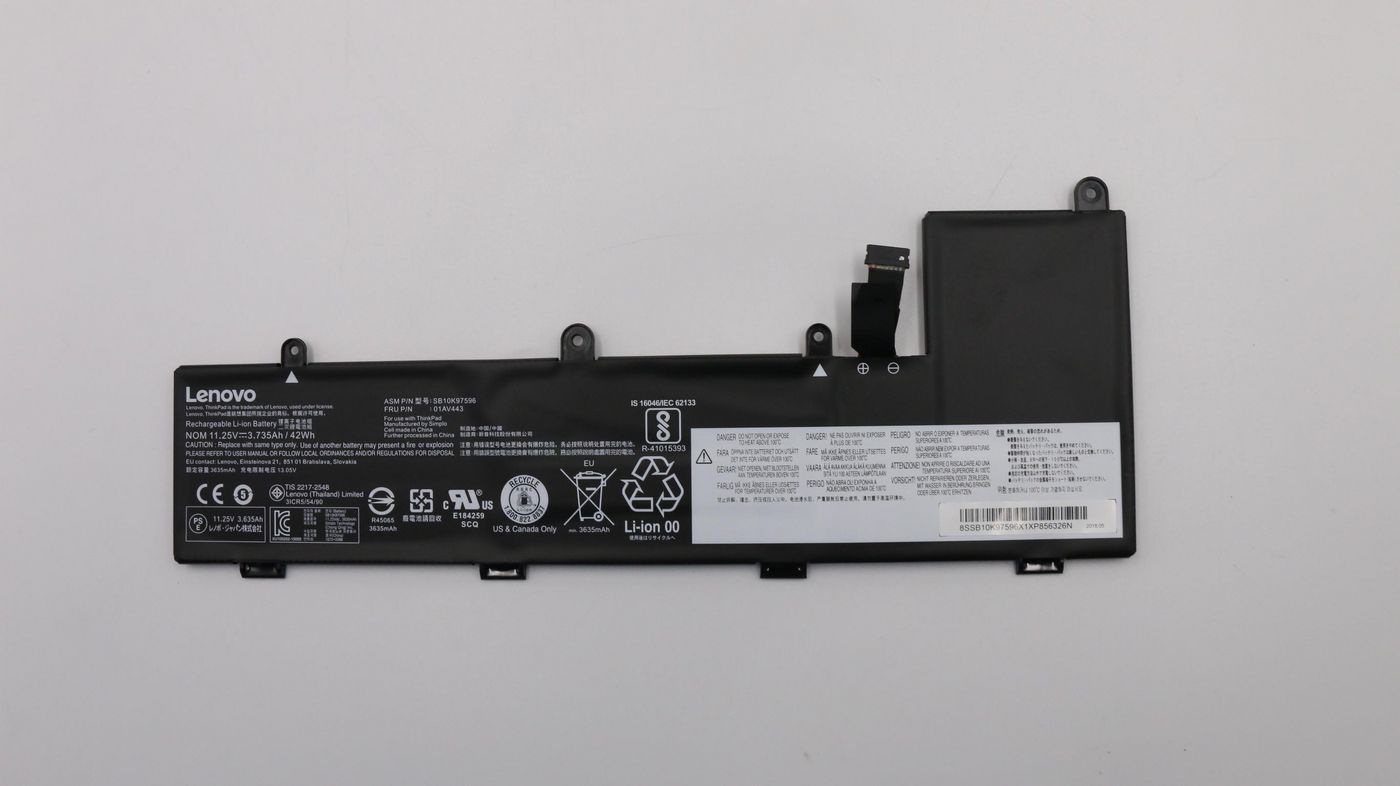 Lenovo 01AV443 Battery 3 Cell 