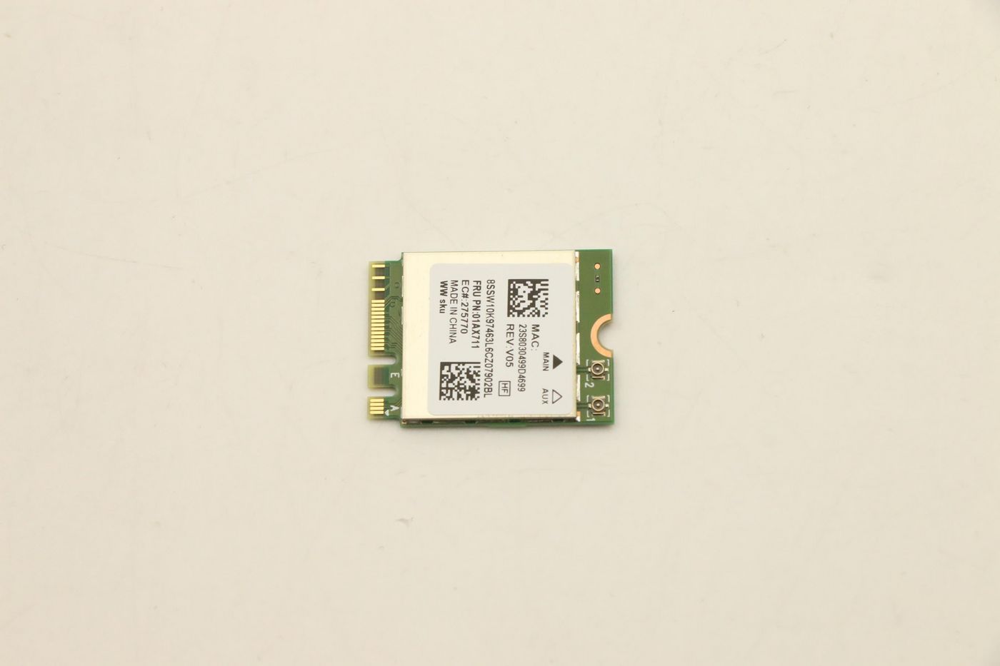 M.2 Wireless LAN + Bluetooth - 01AX711