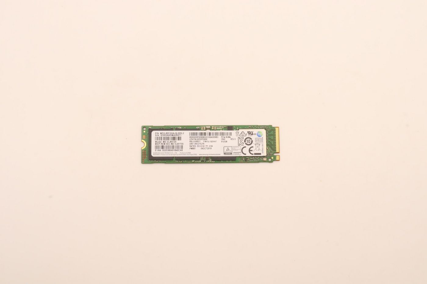 LENOVO SSD_ASM Storage SSD PM981 PCIe