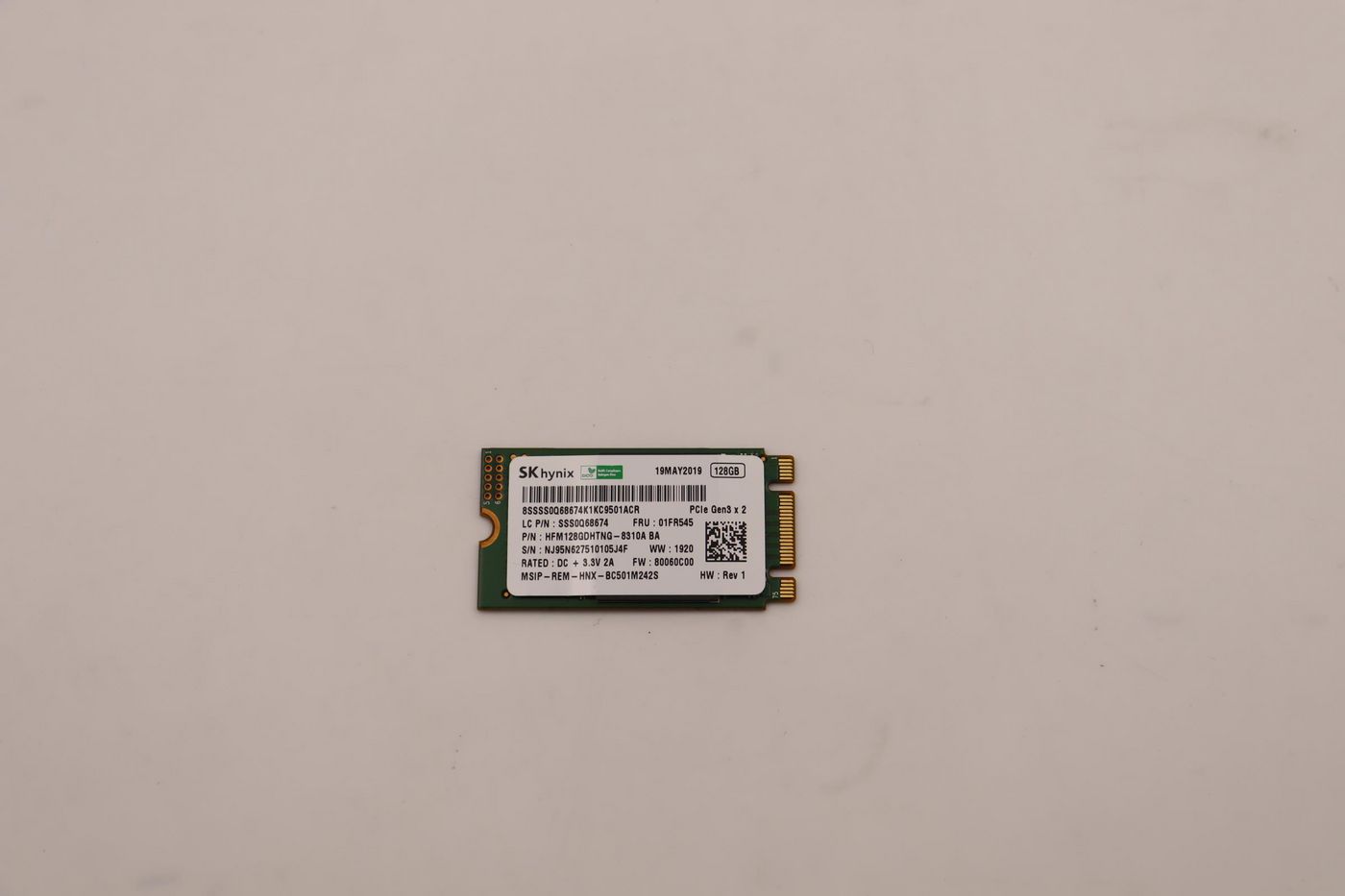 LENOVO SSD Hynix BC501 128G M.2 2242