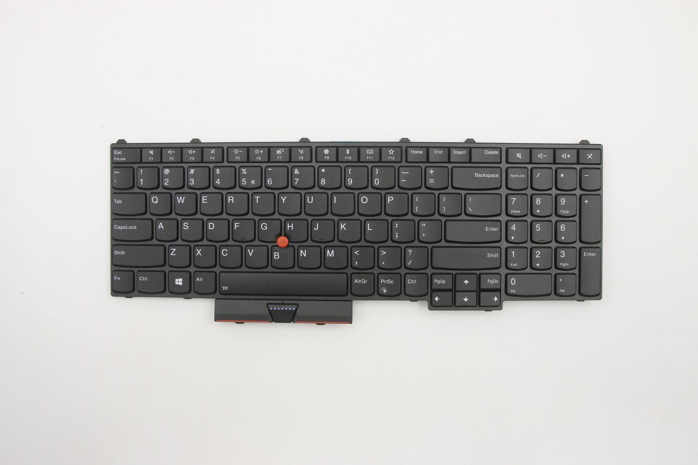 Standard laptop keyboard for