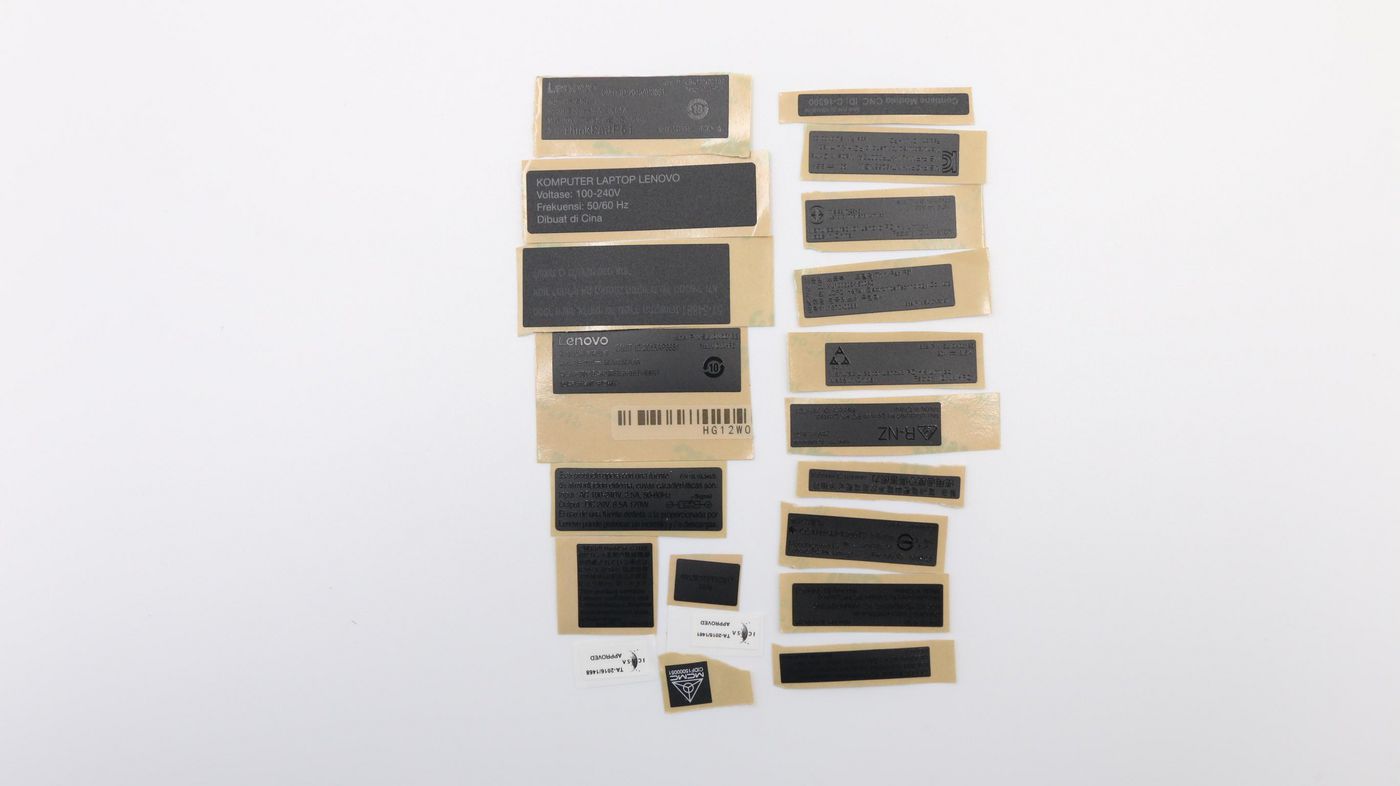 LABEL Label kit - 01HY715