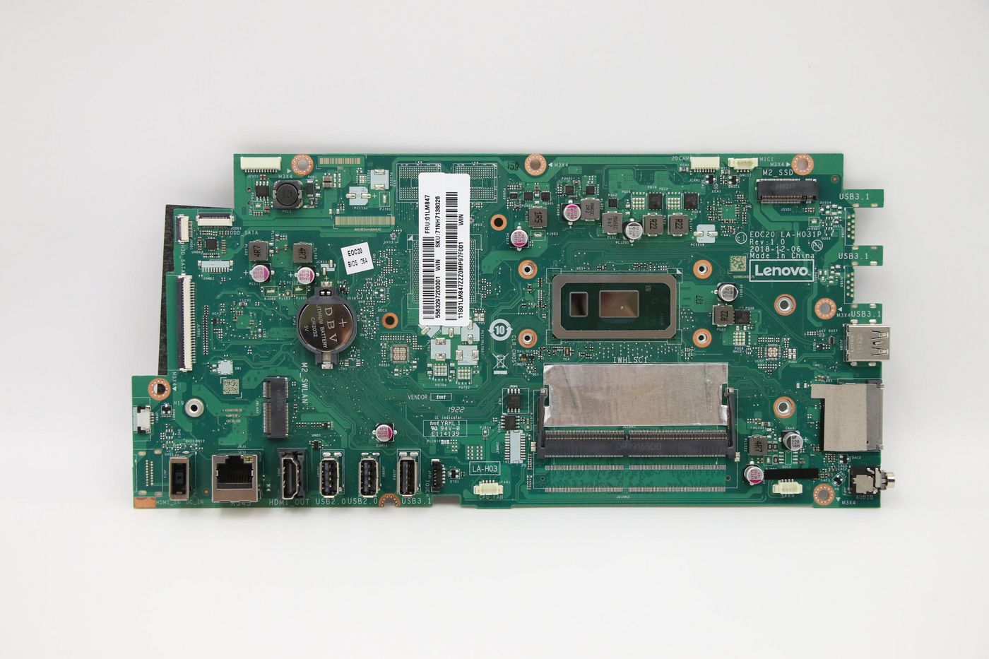 Motherboard with Intel - 01LM847