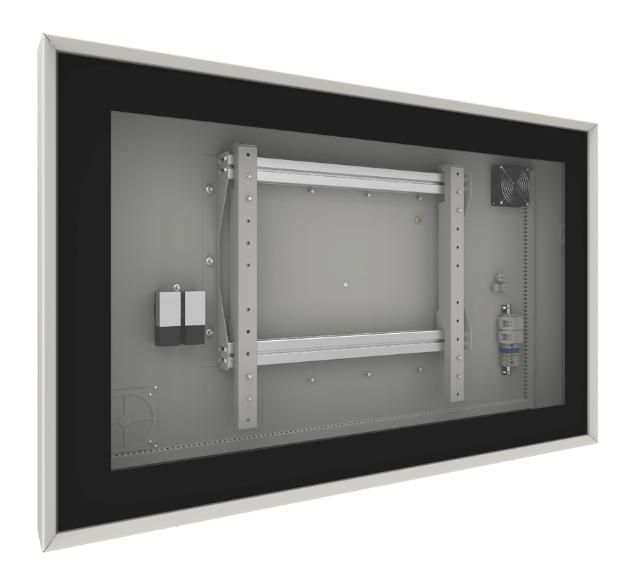 Flat panel outdoor housing - 092.1600.1
