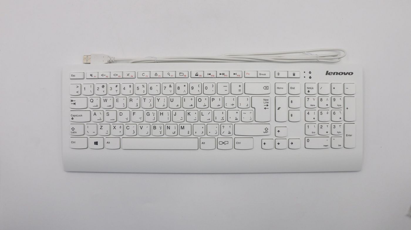 DT_KYB Edge USB KB_W_Arabic - 00PC471