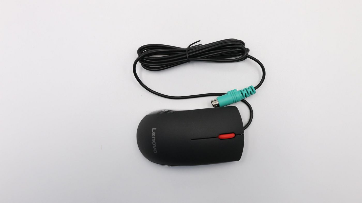 Optical PS2 mouse, black color