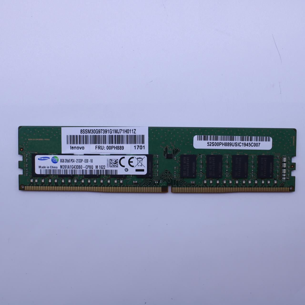 Lenovo 00PH889 W127020862 8GB 1RX8 ECC UDIMM DDR4 2133E 