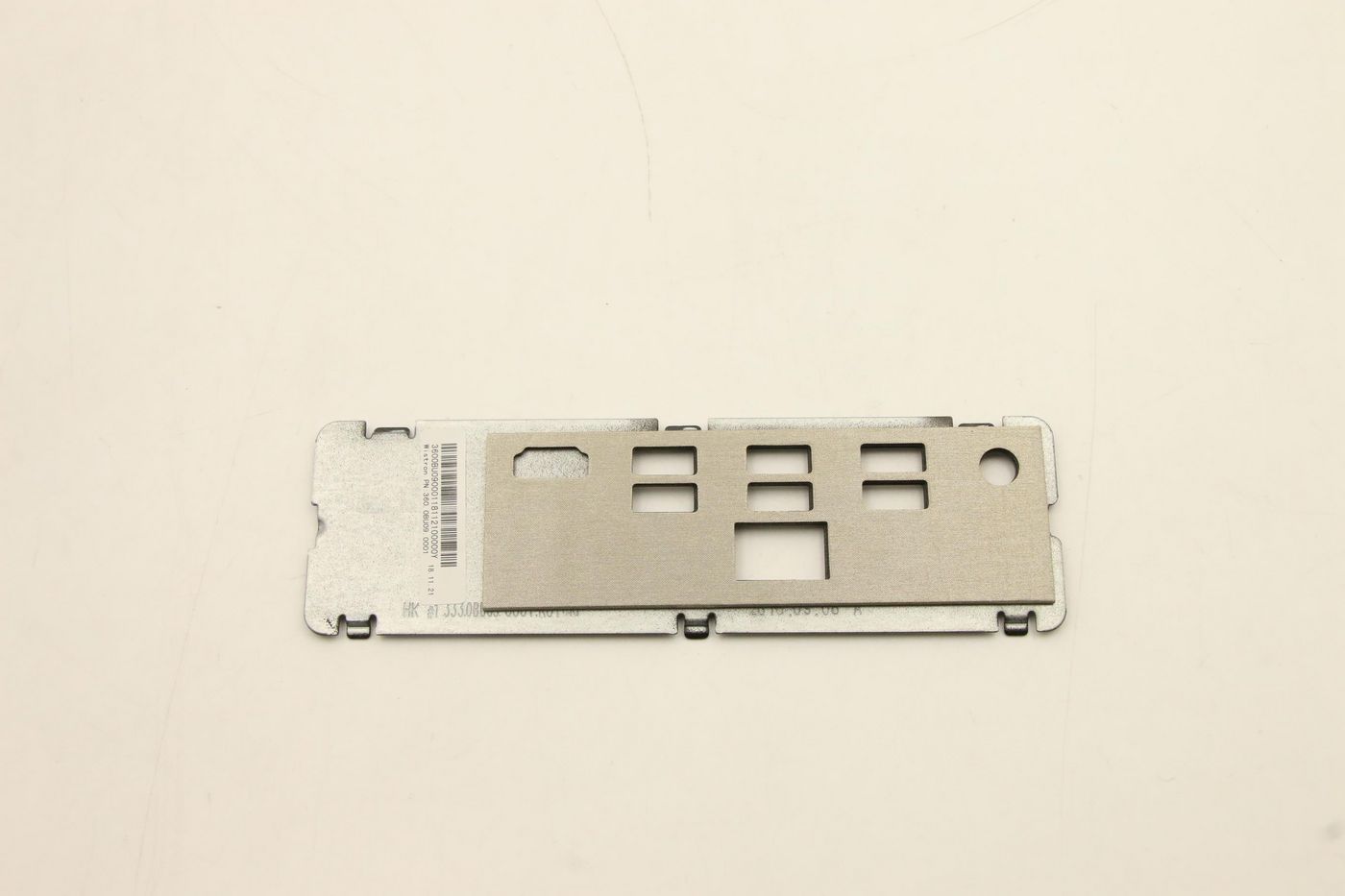 Rear IO Shield Assy,B450,WST - 02CW150