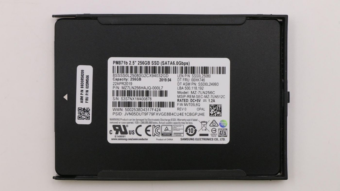 128GB M.2 SATA SSD with TLC