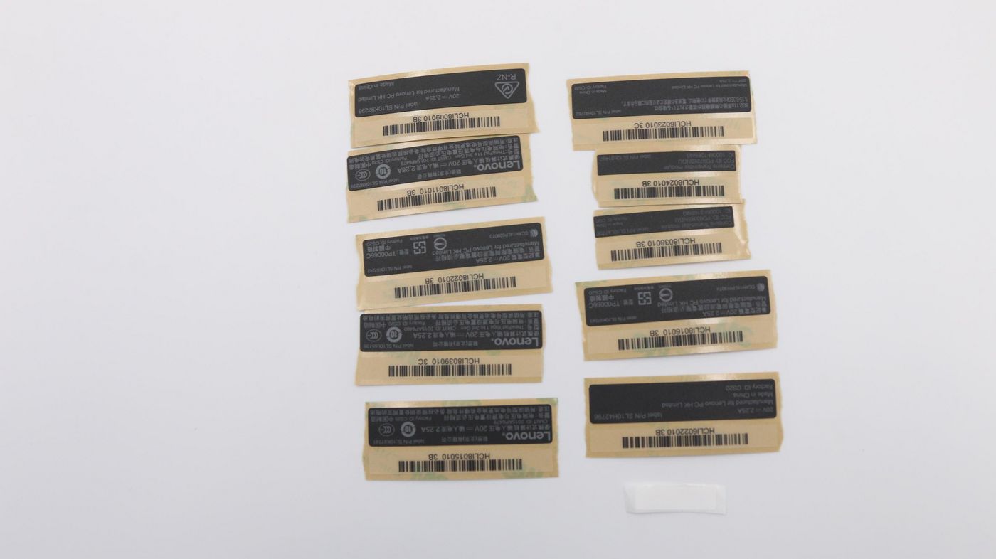 Newton FRU label kit - 02HM092