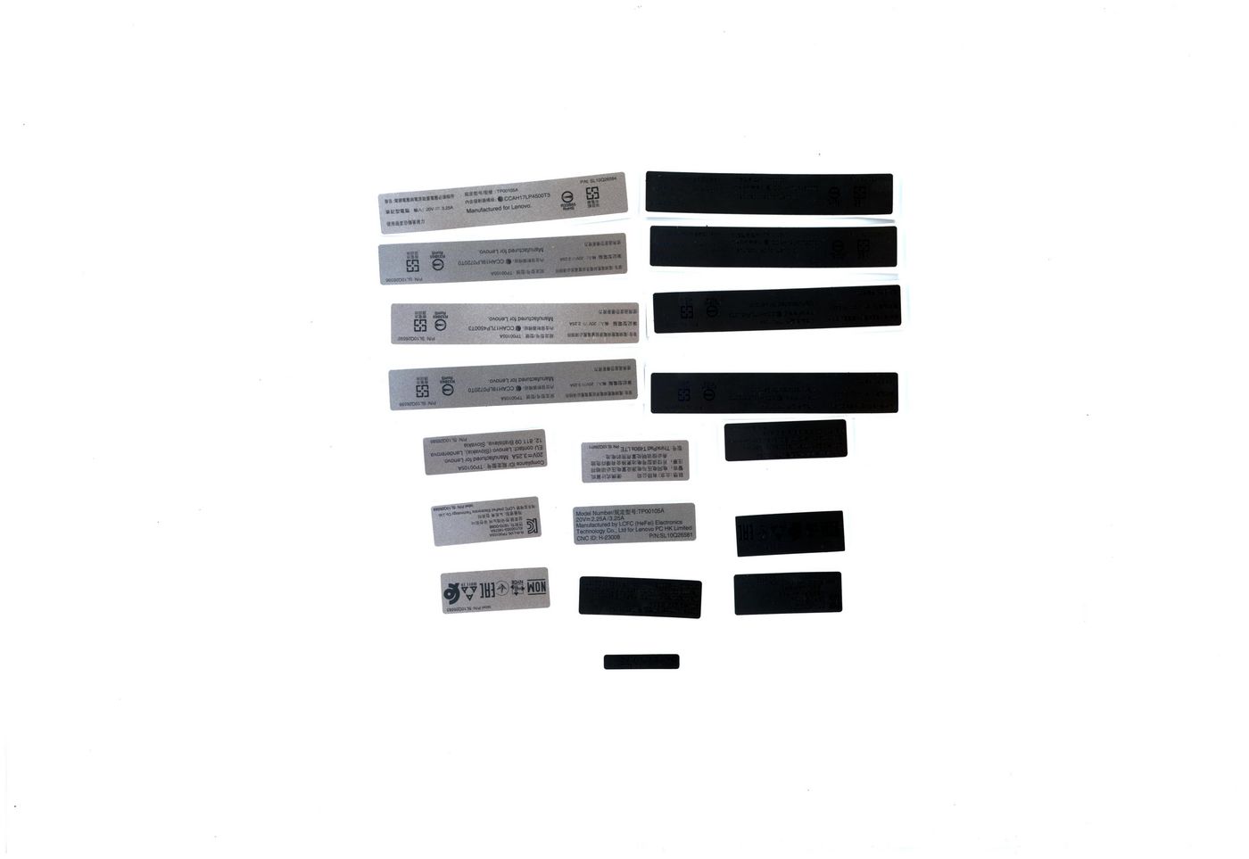 Label kit - 02HM512