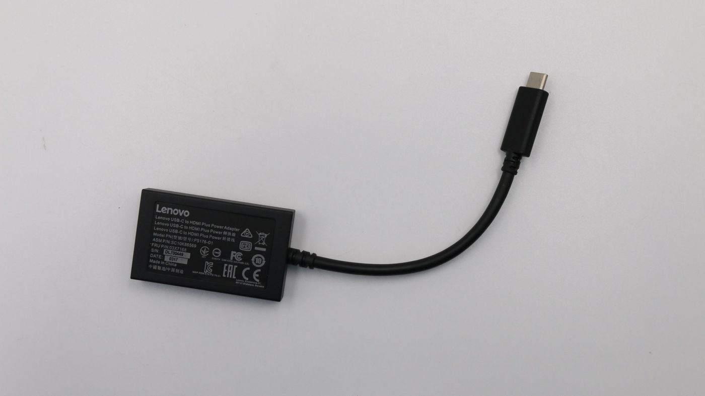 Lenovo FRU03X7168 USB C to HDMI Power Adapter 
