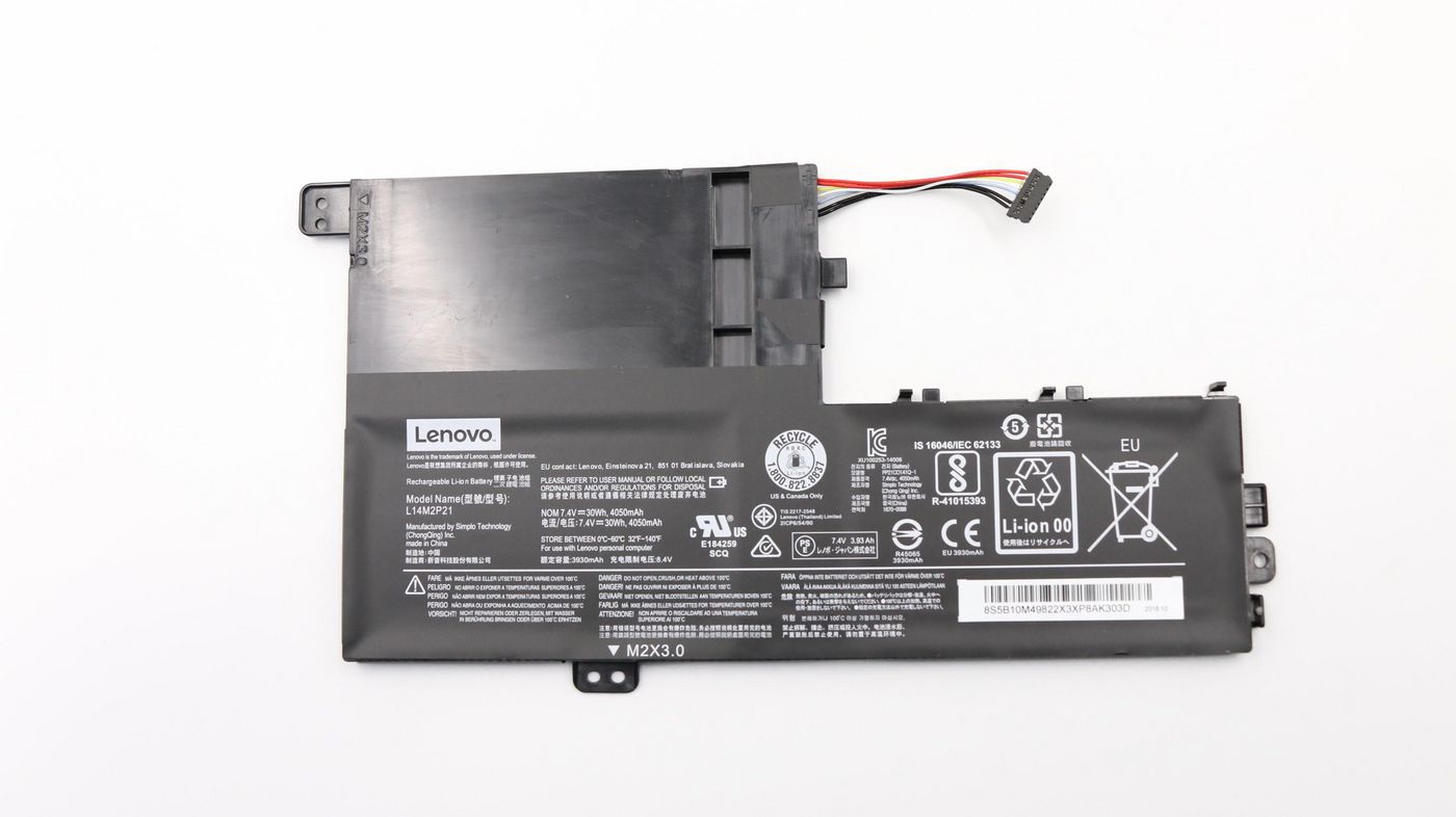 Lenovo 5B10M49822 Battery 7.4V 30Wh 2 Cell 