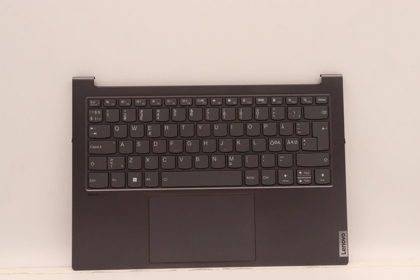 Nordic layout keyboard for
