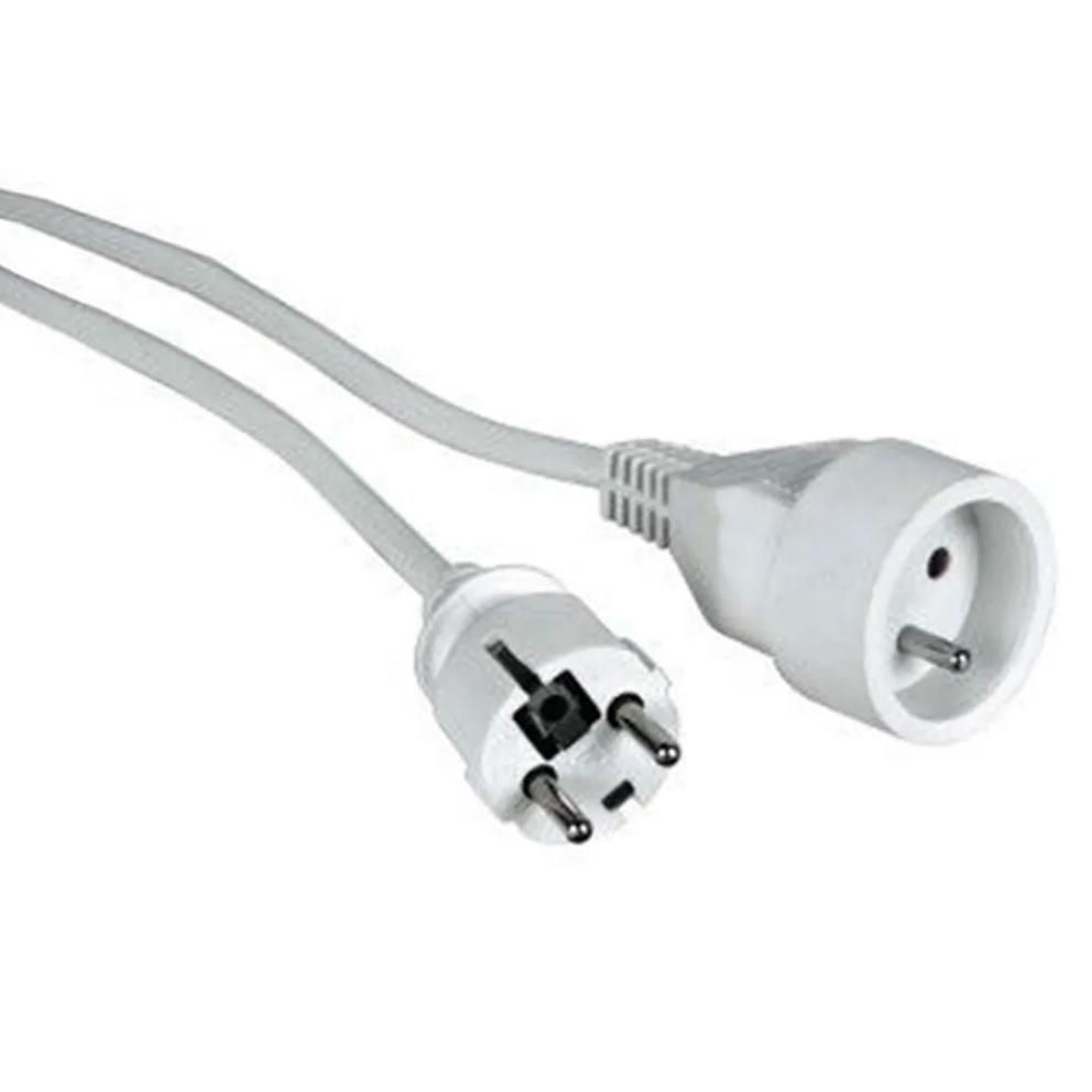 POWER EXTENSION CORD 3Gx1.5 - - 5M - WHITE - Warranty 24M