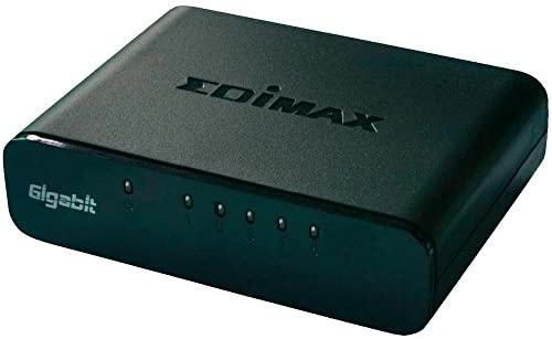 EDIMAX Gigabit Switch ES-5500G, 5 Port, Desktop, Green Ethernet, Kunststoffgehäuse mit externem Netz