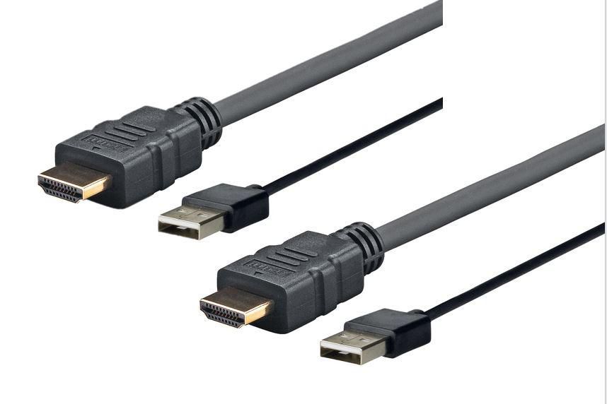 EET VivoLink PROHDMIUSB1 1m HDMI USB A Schwarz Videokabel-Adapter (PROHDMIUSB1)