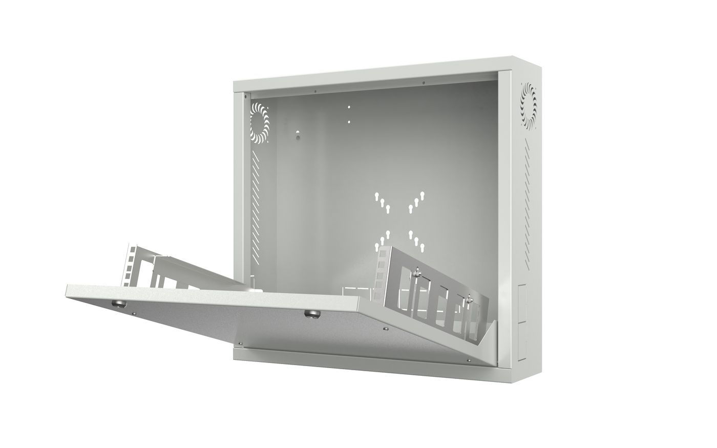 Lanview RWSLMWH1-NS rack 2U Da parete Bianco (19" 2U Rack Wall Mount 580 x - 546 x 150mm Surveillance Box - Warranty: 60M)