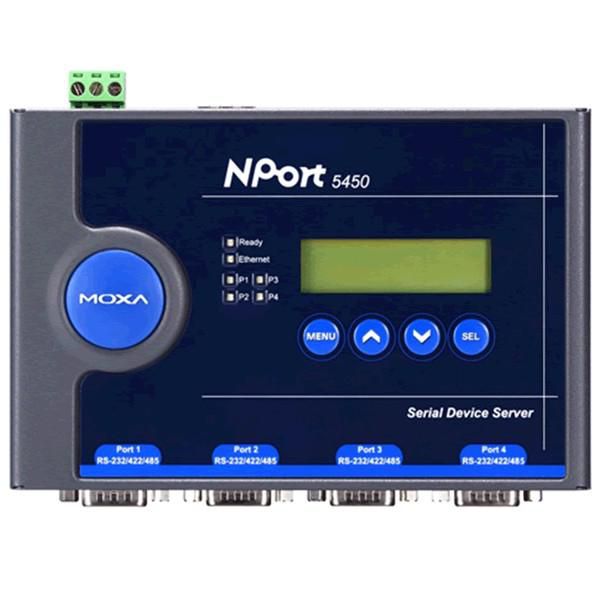 MOXA Fast Ethernet Konverter NPort 5410, 4 Port seriell