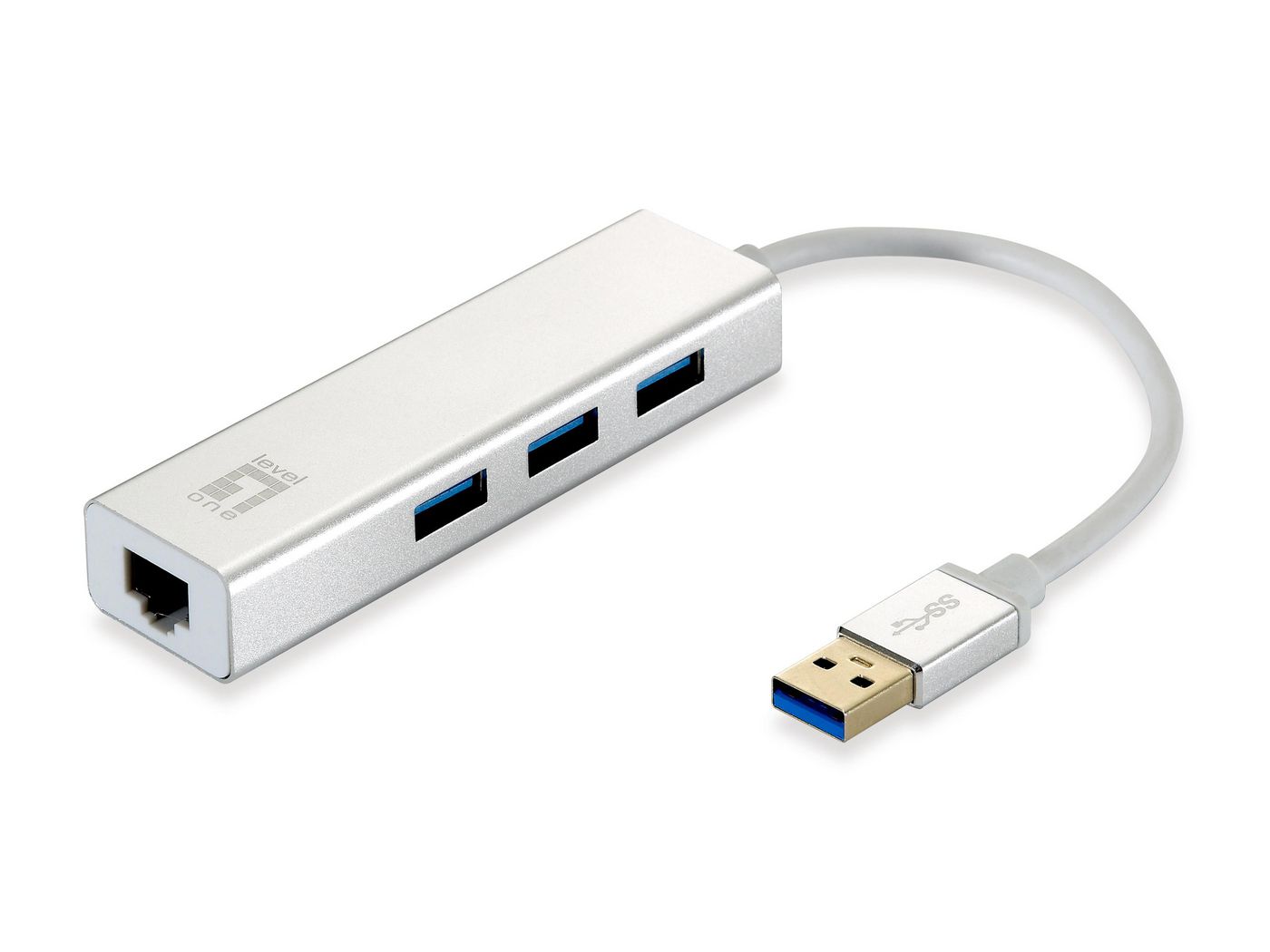 LevelOne USB-0503 Netw adaptor USB-Hub 3-Port 