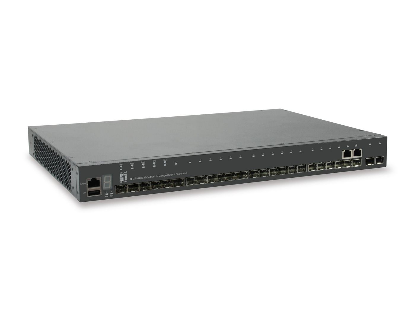 LevelOne GTL-2882 28-Port Stackable L3 Switch 