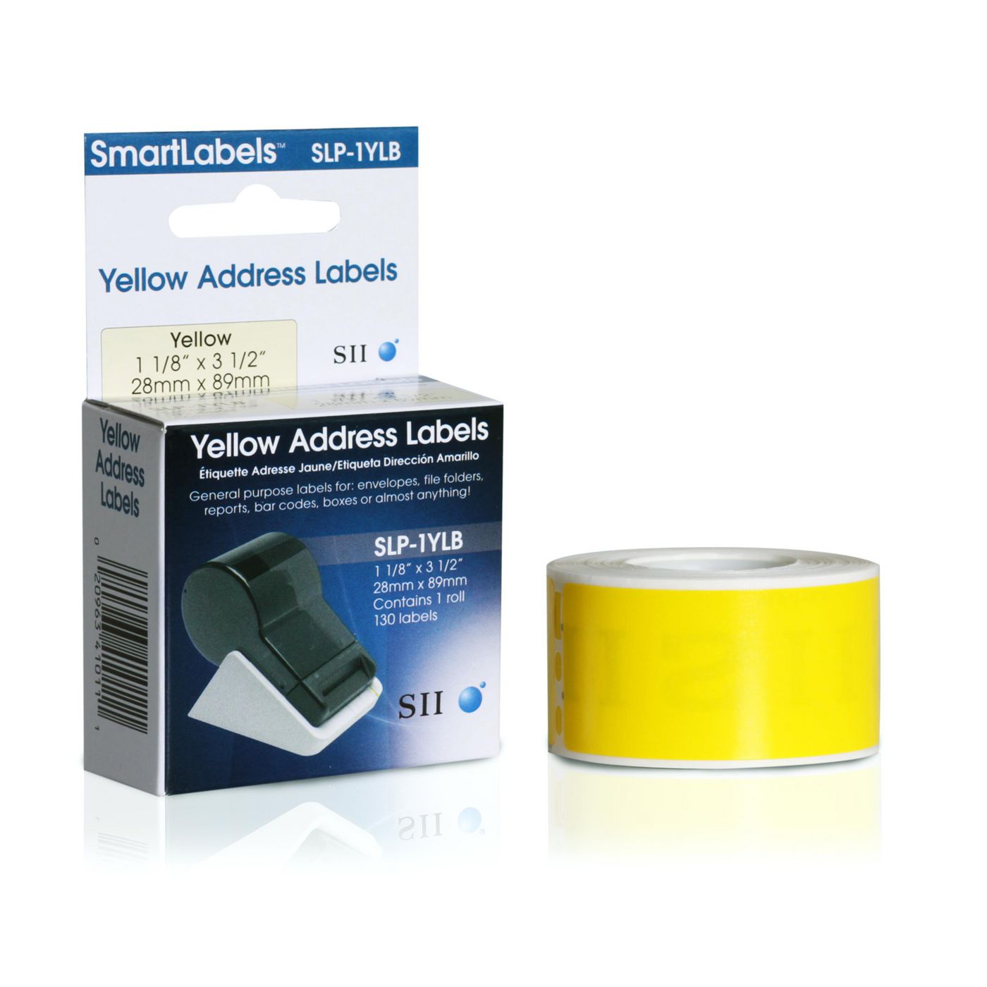 Seiko-Instruments 42100605 W128780957 Slp-1Ylb Yellow Self-Adhesive 