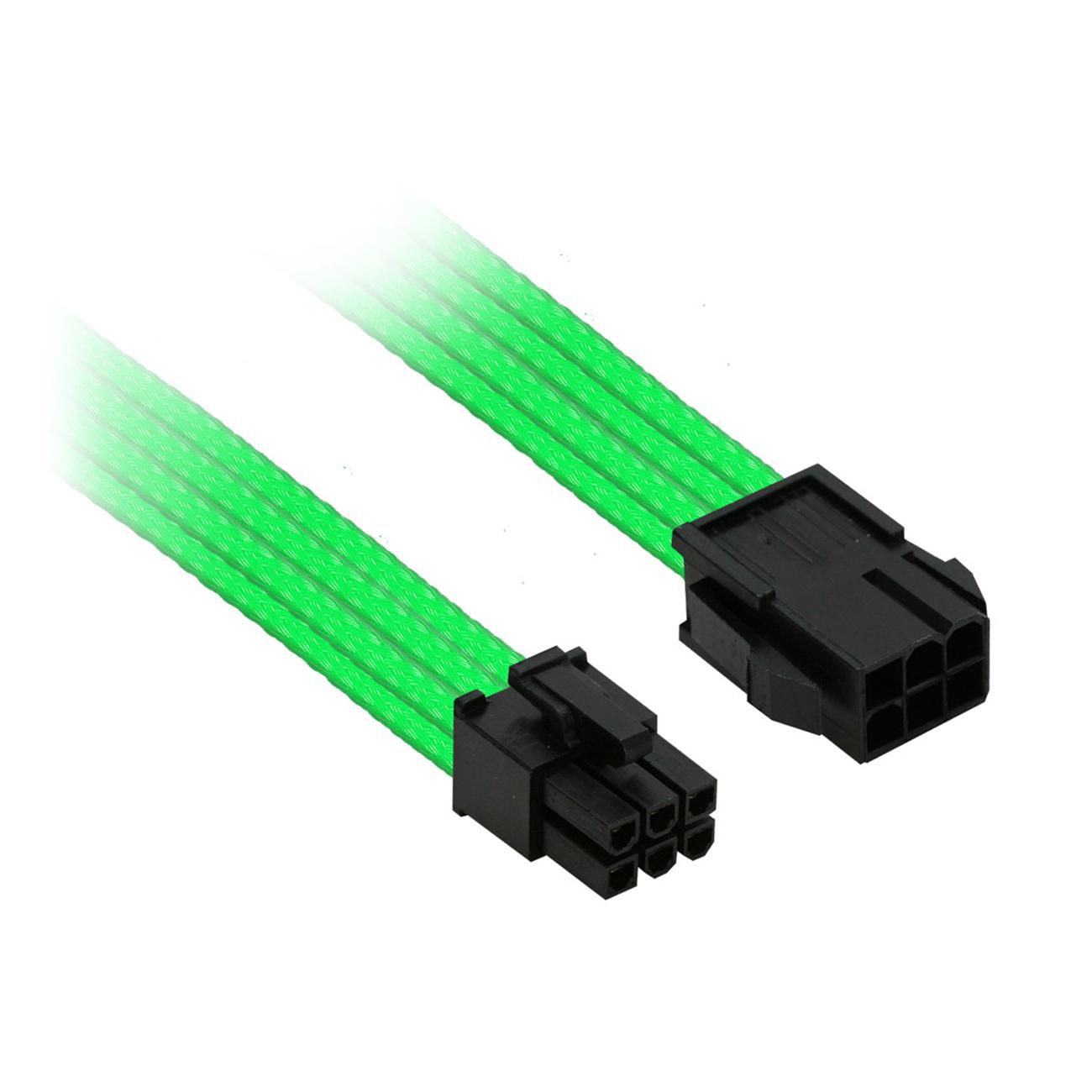 NANOXIA Kabel Nanoxia 6er PCI-E Verlängerung, 30 cm, neon-grün