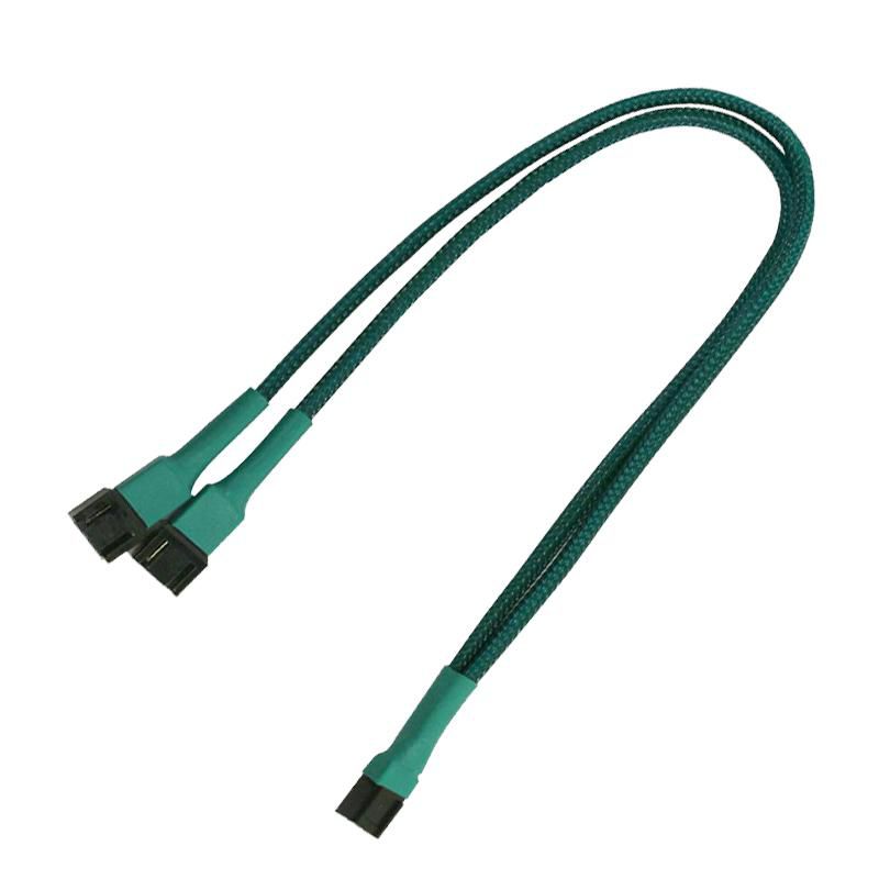 NANOXIA Kabel Nanoxia 3-Pin Y-Kabel, 60 cm, grün