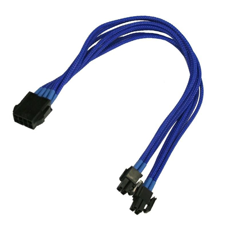 NANOXIA Kabel Nanoxia EPS Verlängerung, 30 cm, Single, blau