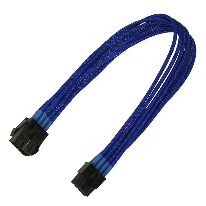 NANOXIA Kabel Nanoxia 8er PCI-E Verlängerung, 30 cm, Single, blau