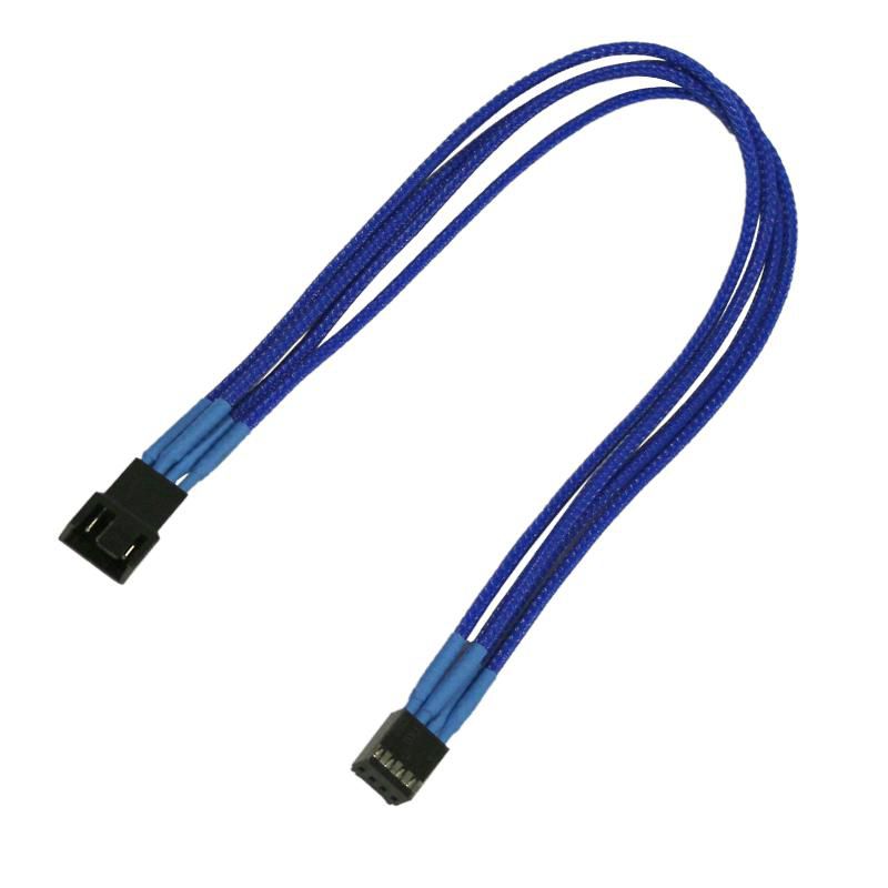NANOXIA Kabel Nanoxia PWM Verlängerung, 30 cm, Single, blau