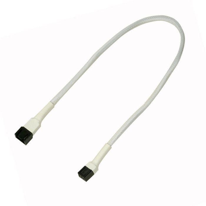 NANOXIA Kabel Nanoxia 3-Pin Verlängerung, 30 cm, weiß