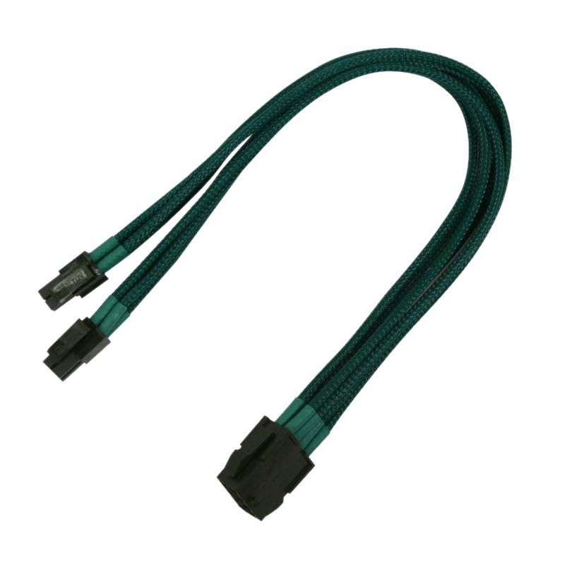 NANOXIA Kabel Nanoxia EPS Verlängerung, 30 cm, Single, grün