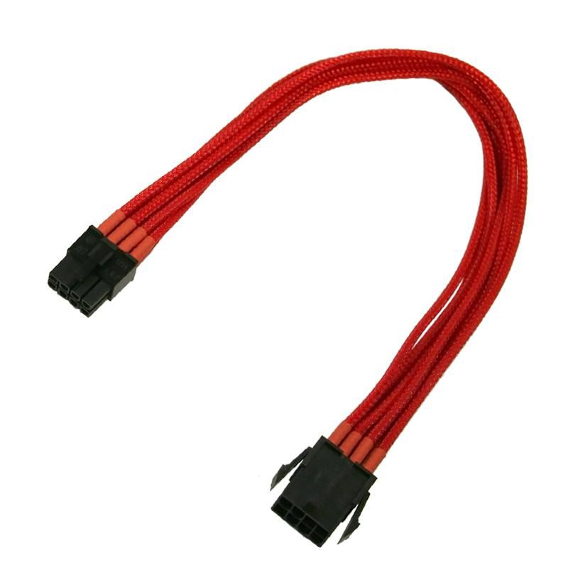 NANOXIA Kabel Nanoxia 8er PCI-E Verlängerung, 30 cm, Single, rot