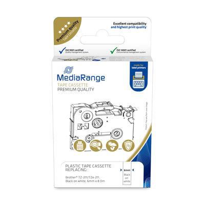 MediaRange MRBTZ211 W128559613 Plastic Tape Cassette, For 
