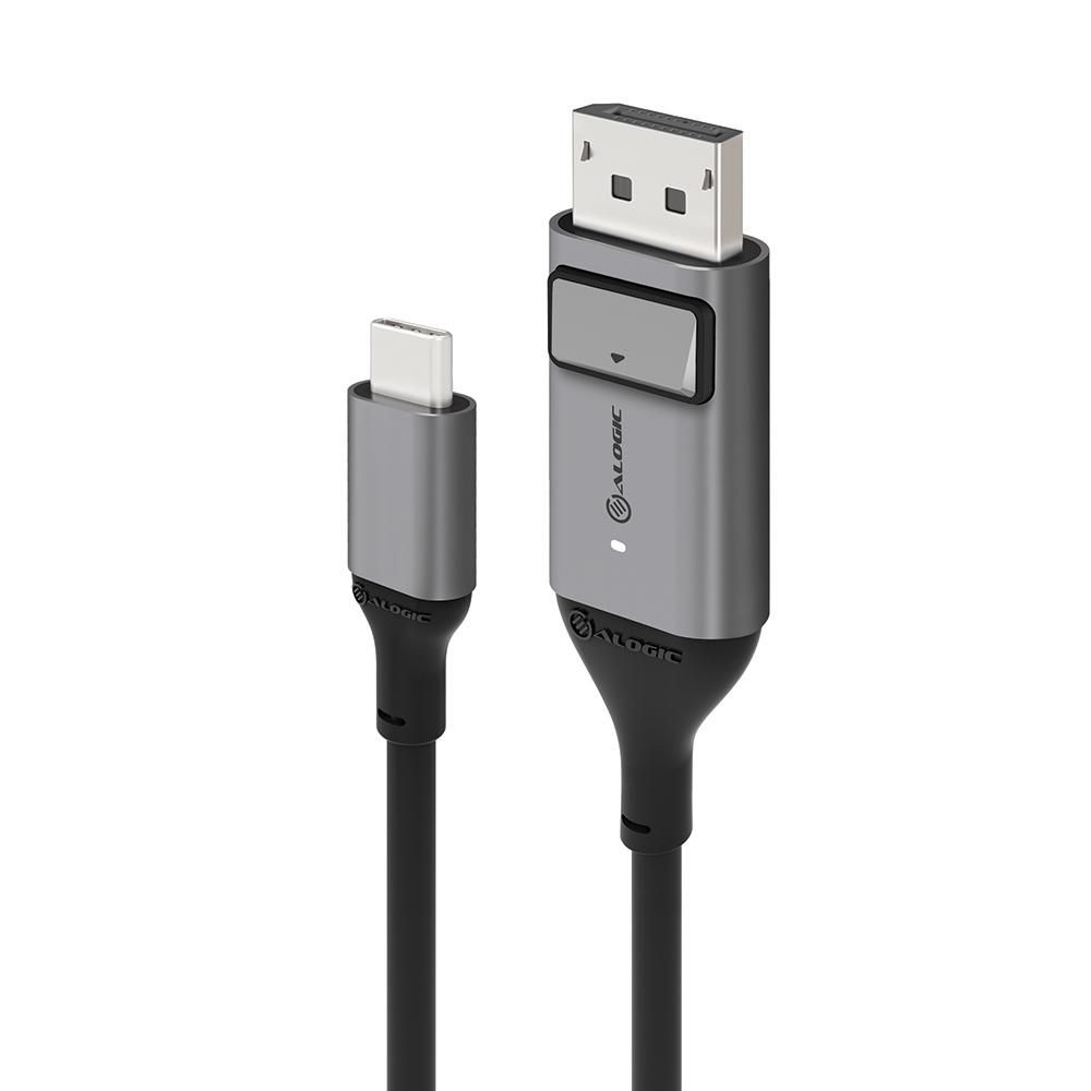 ALOGIC USB Kabel USB-C to DPort M/M 2m 4K 60Hz grau