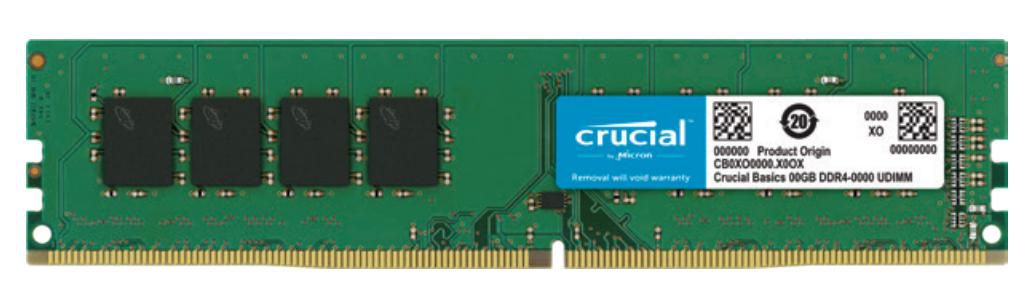 Crucial CB8GU2666 W128560186 Memory Module 8 Gb 1 X 8 Gb 
