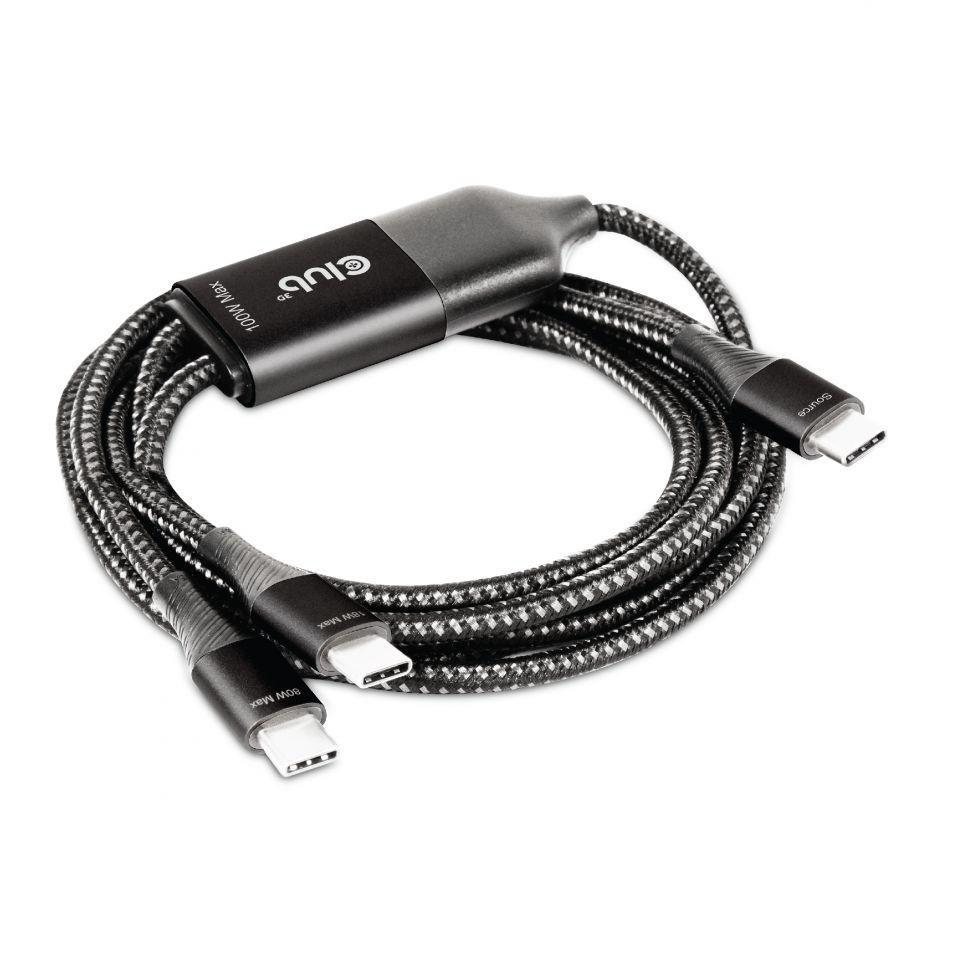 Club3D CAC-1527 W128560604 Usb Type-C, Y Charging Cable 