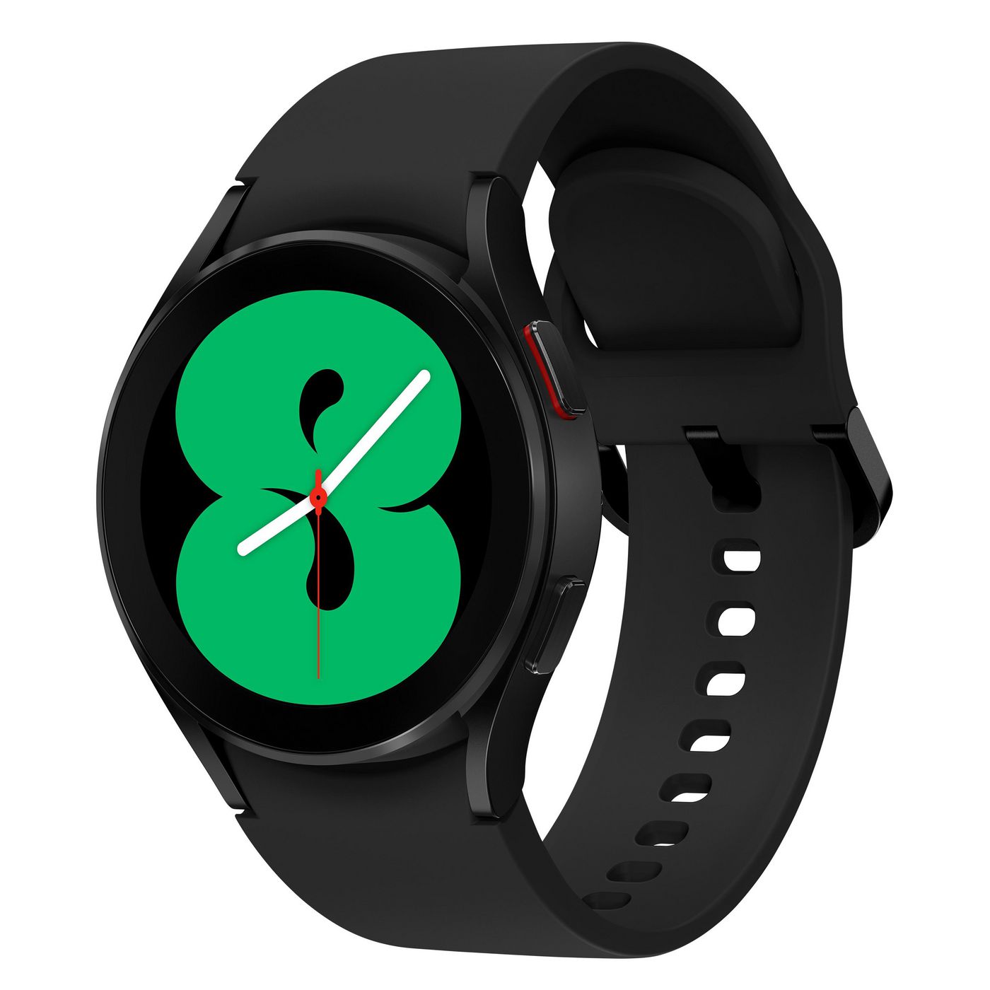 SAMSUNG Galaxy Watch4 - 40 mm - schwarz - intelligente Uhr mit Sportband - schwarz - Anzeige 3,04 cm