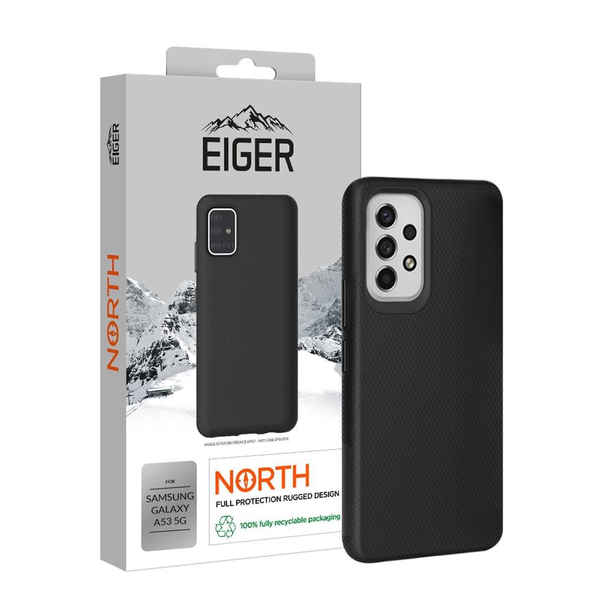 EIGER North Case Samsung Galaxy A53 5G black ( EGCA00362 )