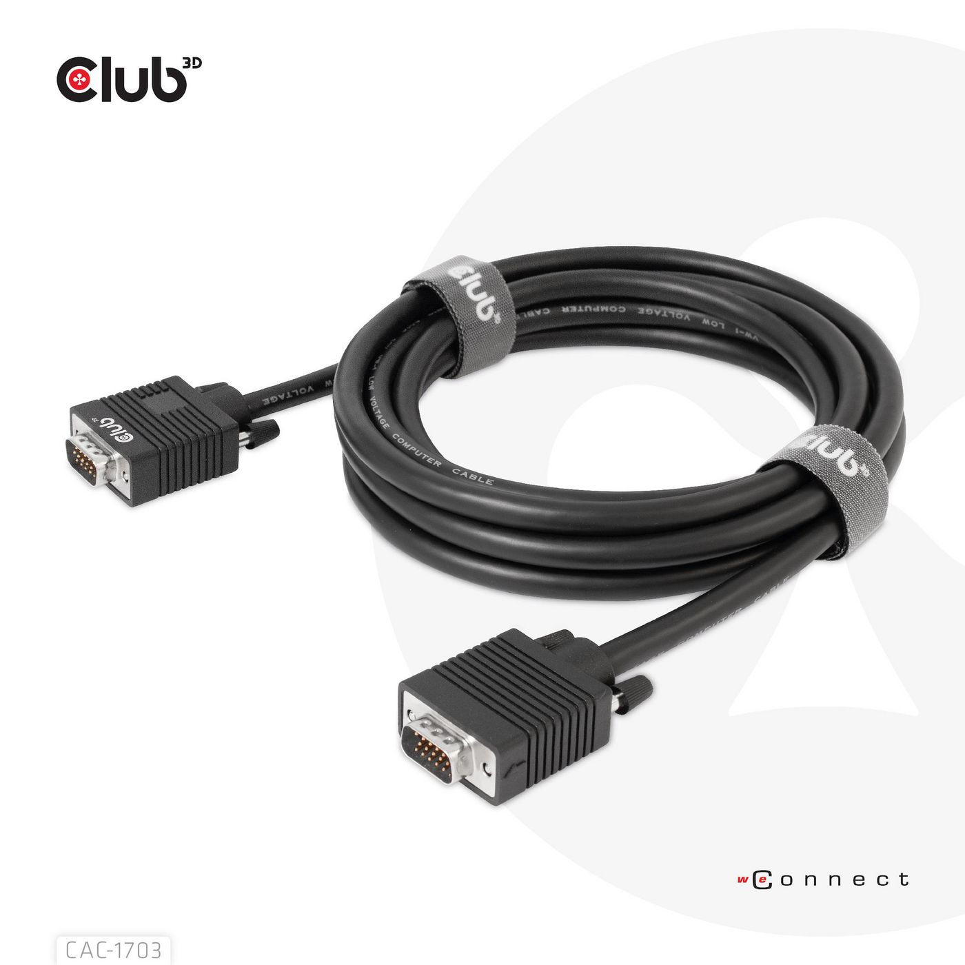 Club3D CAC-1703 W128561042 Vga Cable Bidirectional MM 