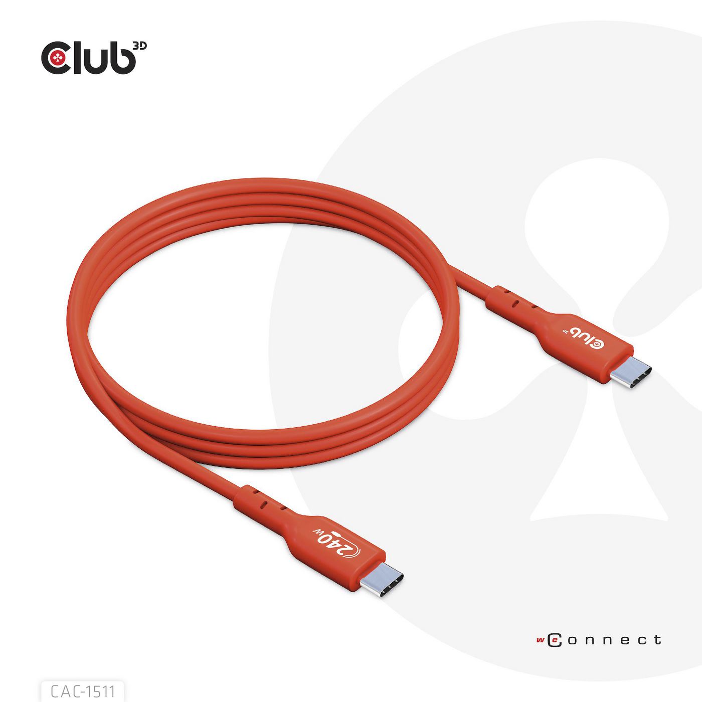 Club3D CAC-1515 W128562347 Usb2 Type-C Bi-Directional 