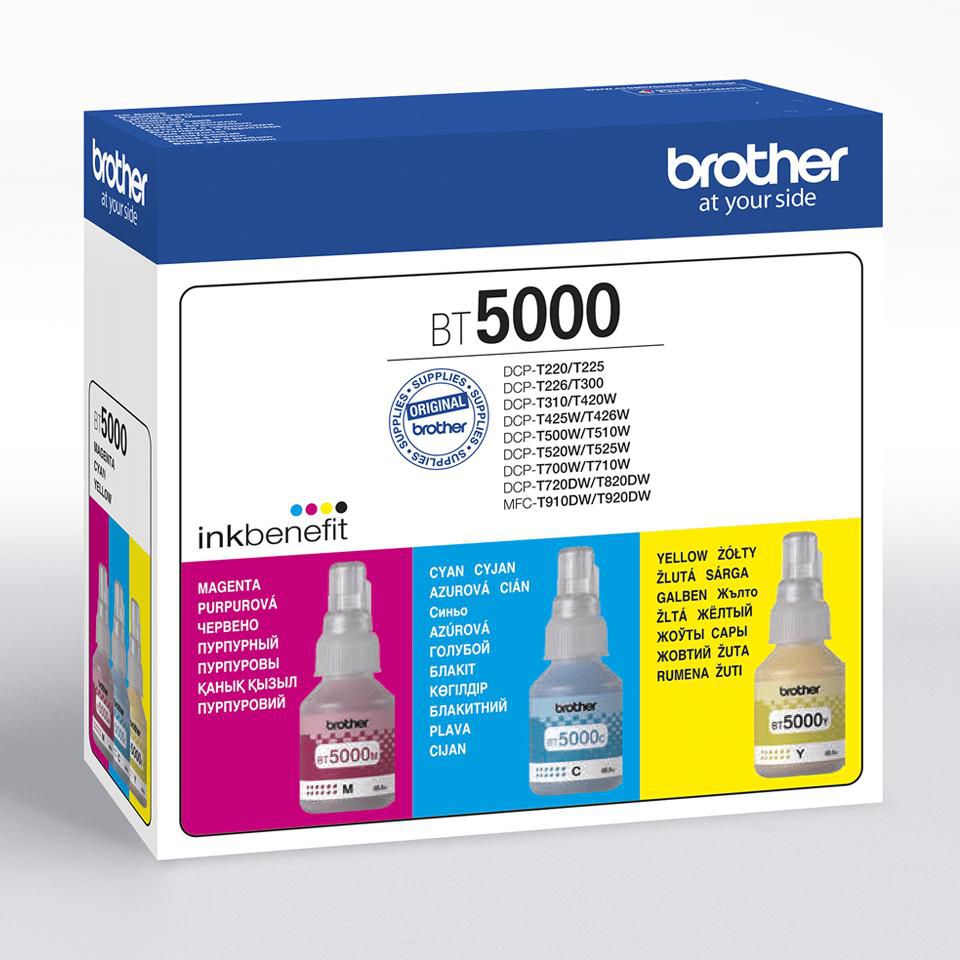 BROTHER Ink Cart/BT5000CMY Ink Bottle 5000 pages