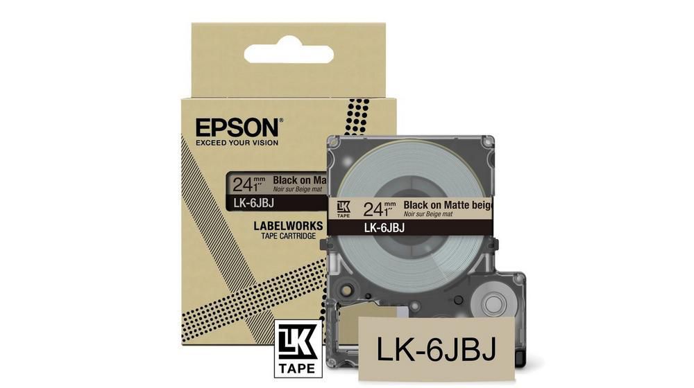 Epson C53S672092 W128563234 Lk-6Jbj Beige, Black 