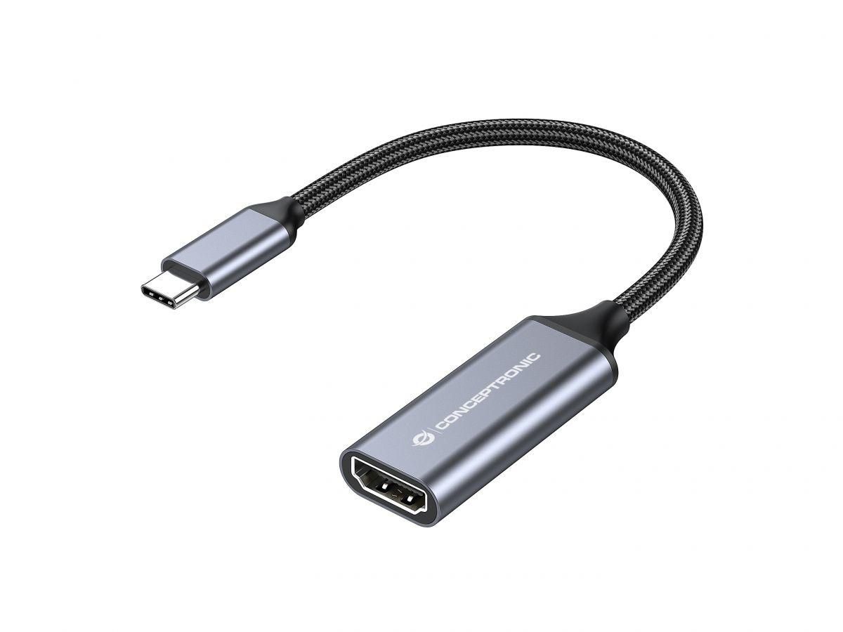 Conceptronic ABBY09G W128563444 Usb-C To Hdmi Adapter, 4K 60Hz 