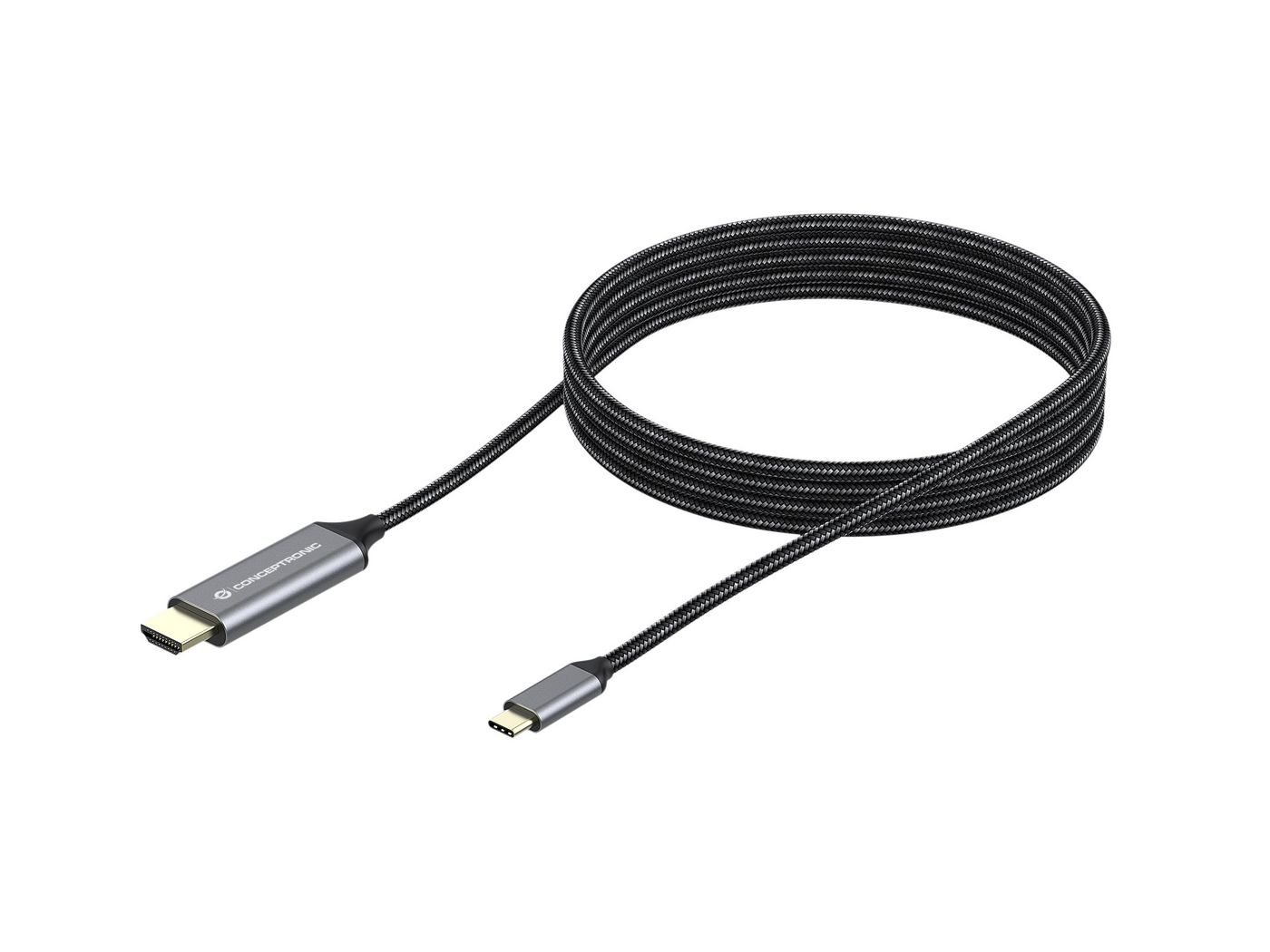 Conceptronic ABBY10G W128563443 Usb-C To Hdmi Cable, Male To 