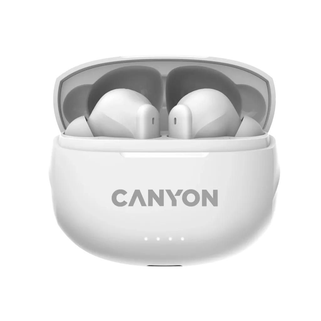 CANYON Bluetooth Headset TWS-8   ENC Earbuds/BT 5.3    white retail