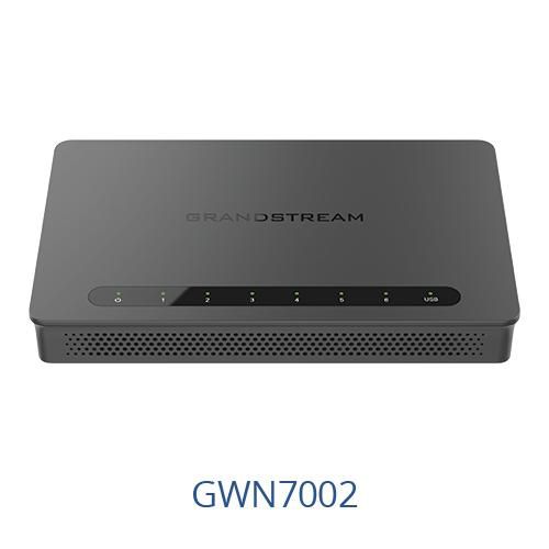 GRANDSTREAM GWN7002 Multi-WAN-Gigabit-VPN-Router mit integrierten Firewalls - Router - 1 Gbps