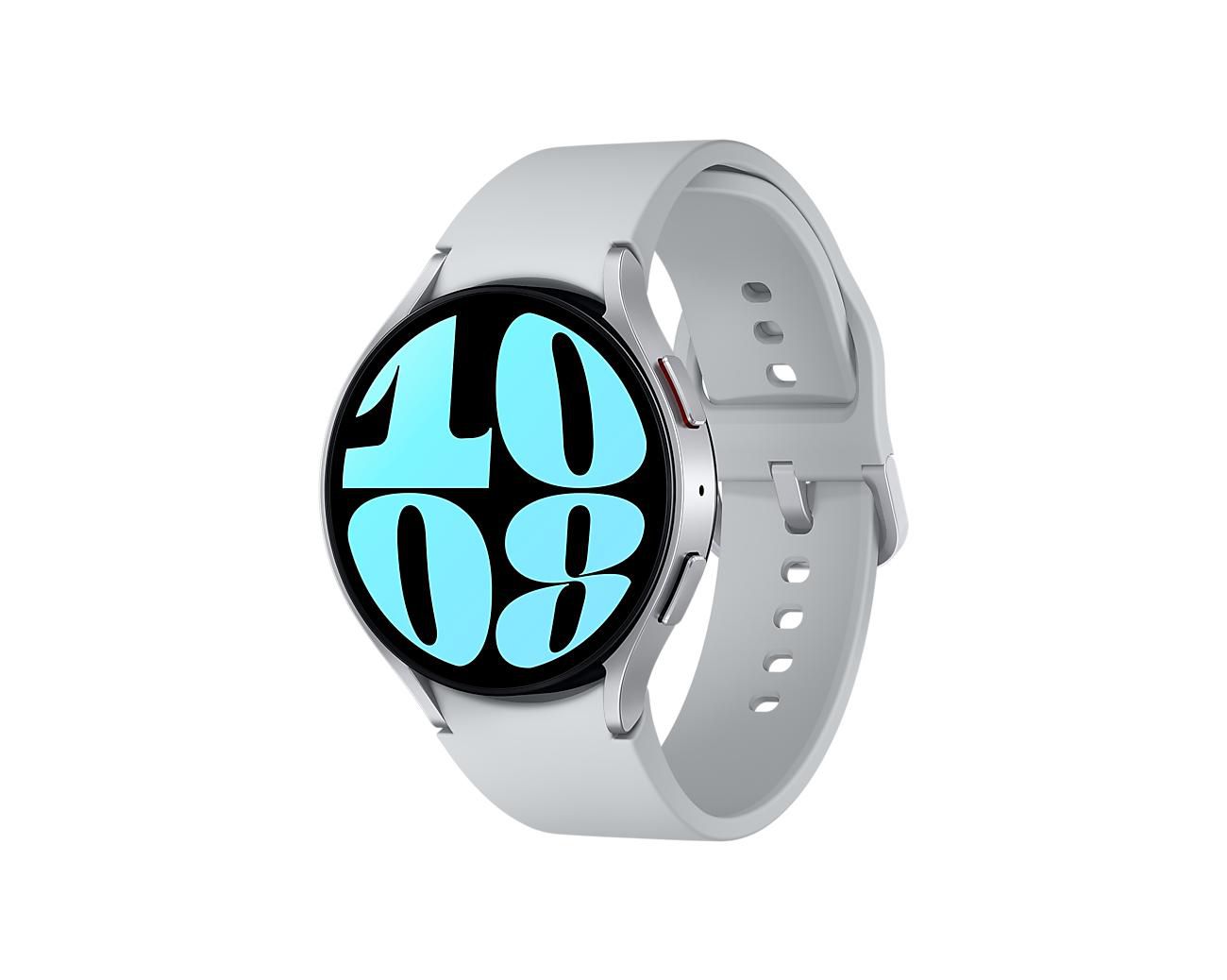 SAMSUNG Galaxy Watch6 - 44 mm - intelligente Uhr mit Sportband - Silber - Bandgröße: M/L - Anzeige 3